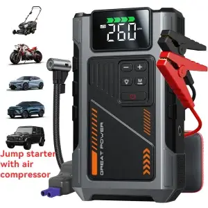 Portable Jump Starter Air Compressor