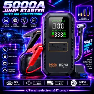 4-in-1 Portable Car Jump Starter