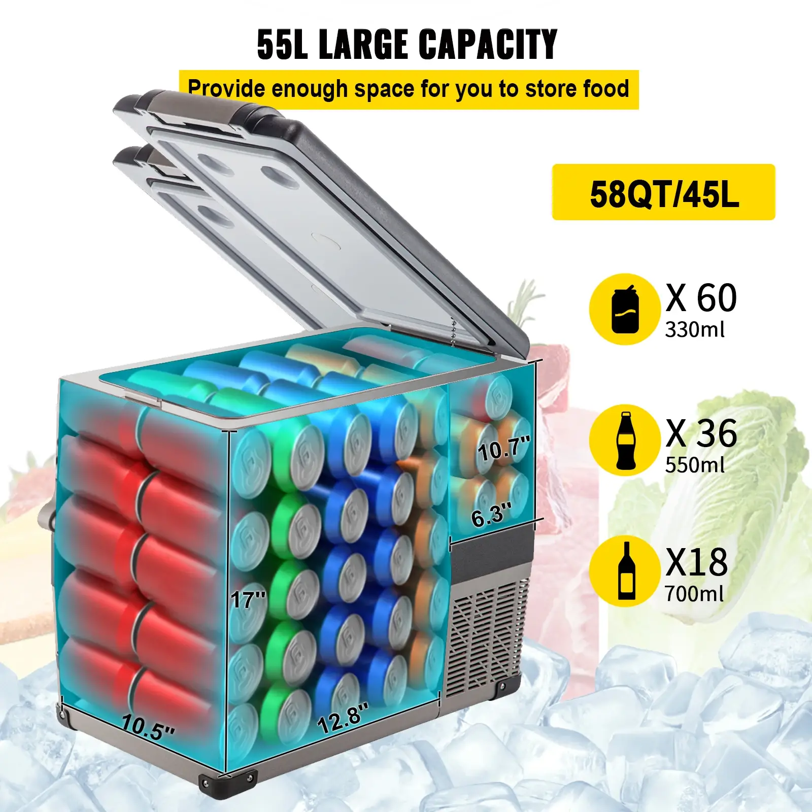 Portable Refrigerator Compressor Cooler - Image 1