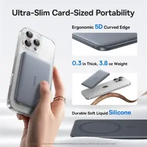 Baseus 5000mAh Magnetic Power Bank - Thumbnail Image 2