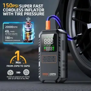 4-in-1 Portable Car Jump Starter - Thumbnail Image 2