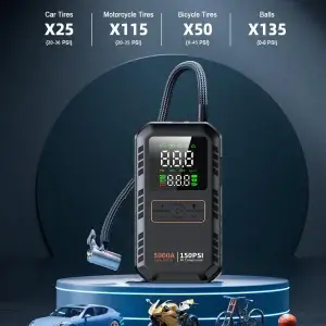 4-in-1 Portable Car Jump Starter - Thumbnail Image 5