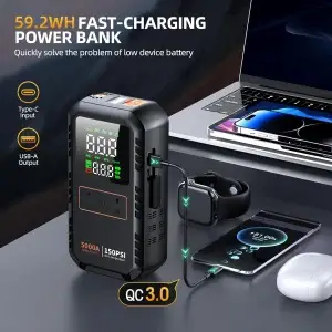 4-in-1 Portable Car Jump Starter - Thumbnail Image 3